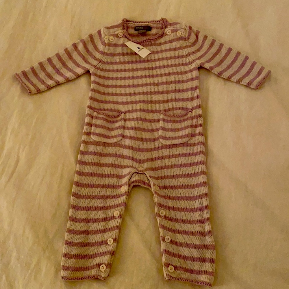 Lavender stripe outfit